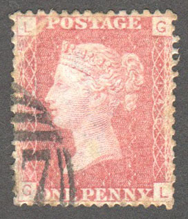 Great Britain Scott 33 Used Plate 146 - GL - Click Image to Close